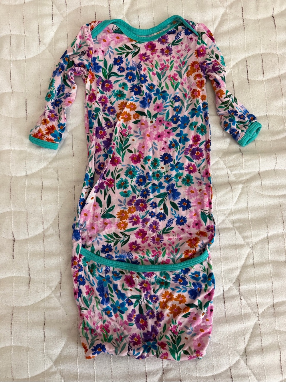 Little Sleepies Sweet Pea Infant Gown NB